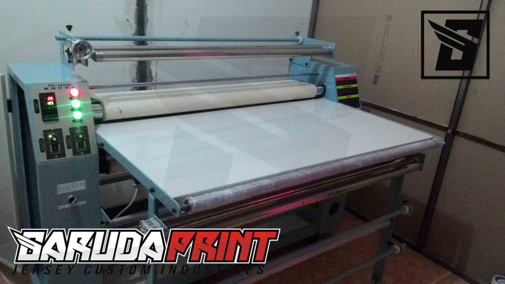 ruang press pembuatan baju printing