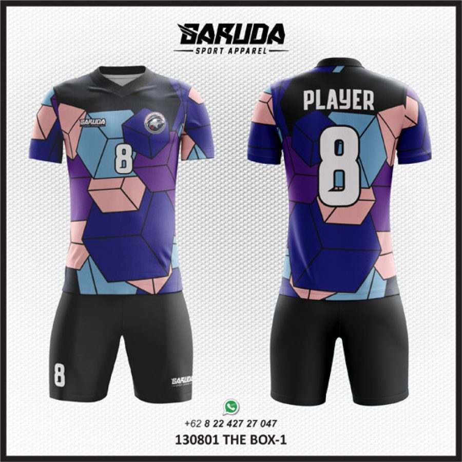 Desain Kostum Jersey Code The Box Gambar Kotak Kubus 3 Dimensi