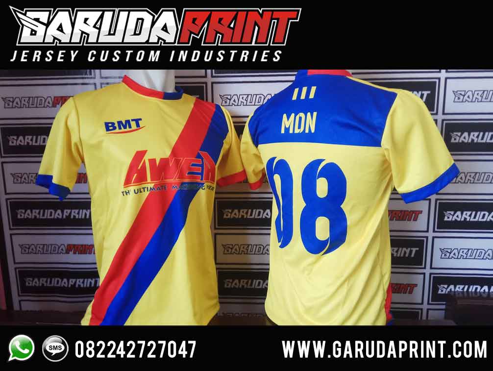 Jasa bikin Jersey Full Printing Terbaik Toraja