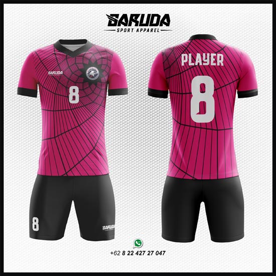 Desain Baju Bola Warna Pink Keren | Garuda Print - Garuda ...