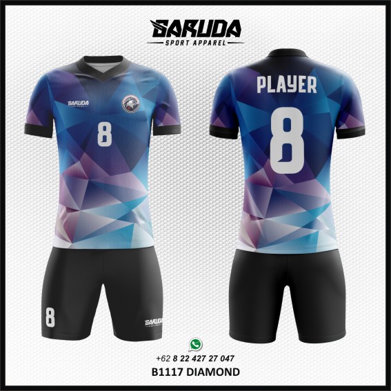 Desain Baju Bola Futsal Printing Diamond - Garuda Print
