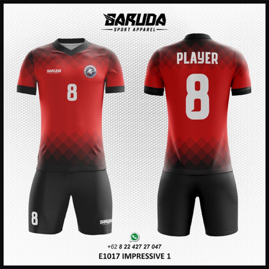 Desain Jersey Code Impressive 2 Warna Untuk Kiper dan Pemain