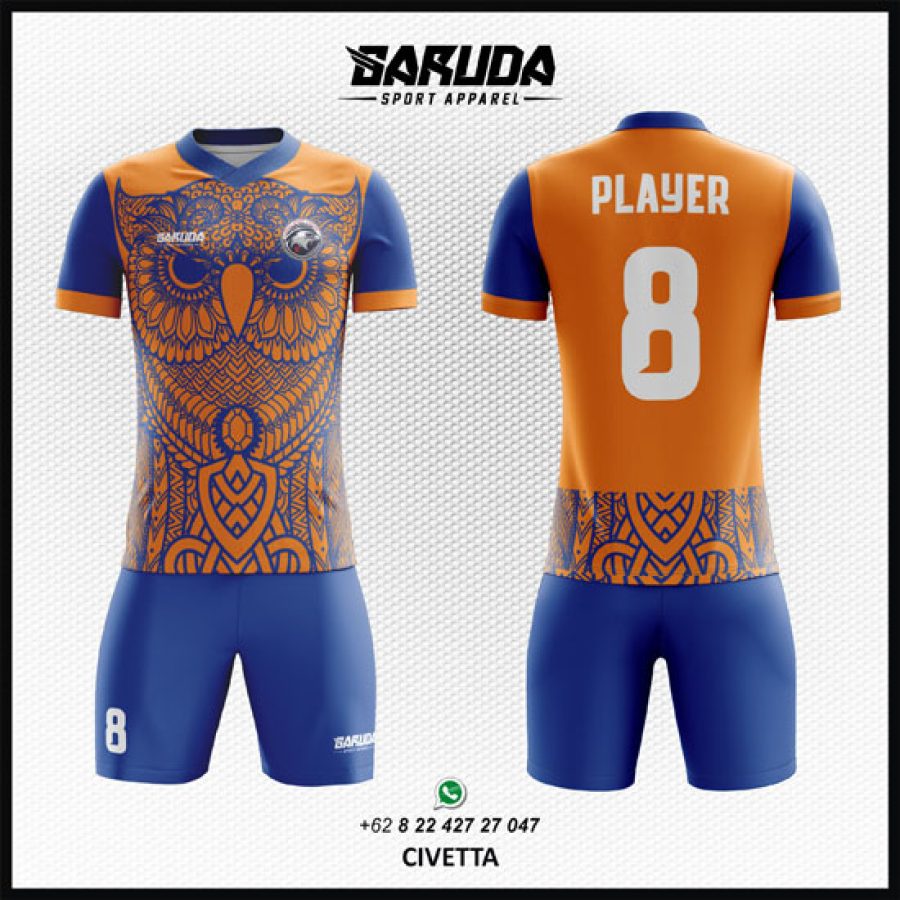 Desain Kostum Jersey Code Civetta Gambar Burung Hantu