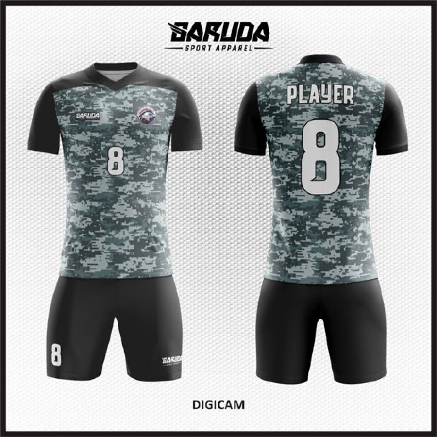 Desain Kaos Jersey Code Digicam Motif Army yang Garang