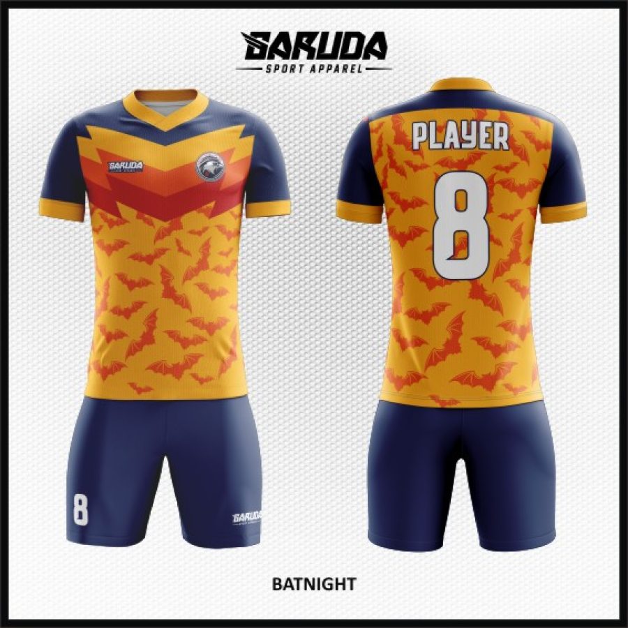 Desain Kaos Jersey Terbaru Code Bathnight Motif Kelelawar Terbang