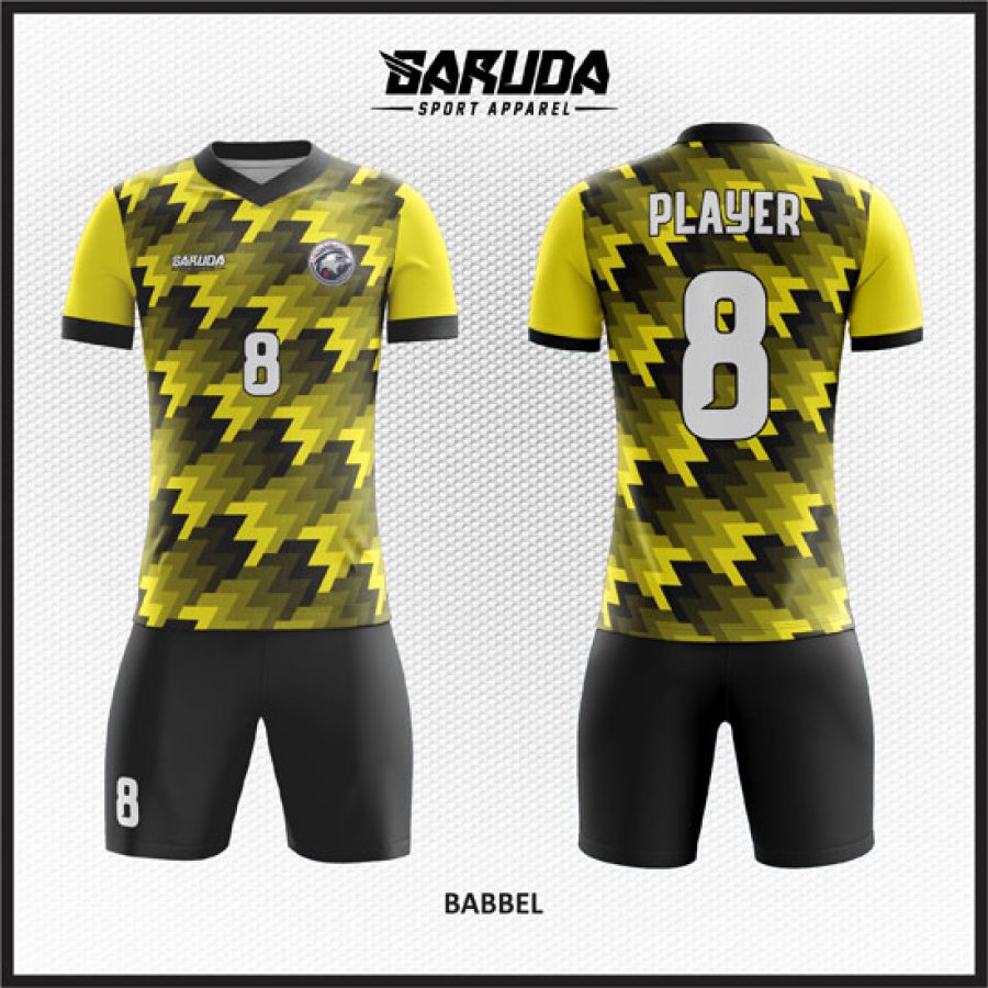 Desain Kostum Jersey Code Babbel Untuk Pemain dan Kiper