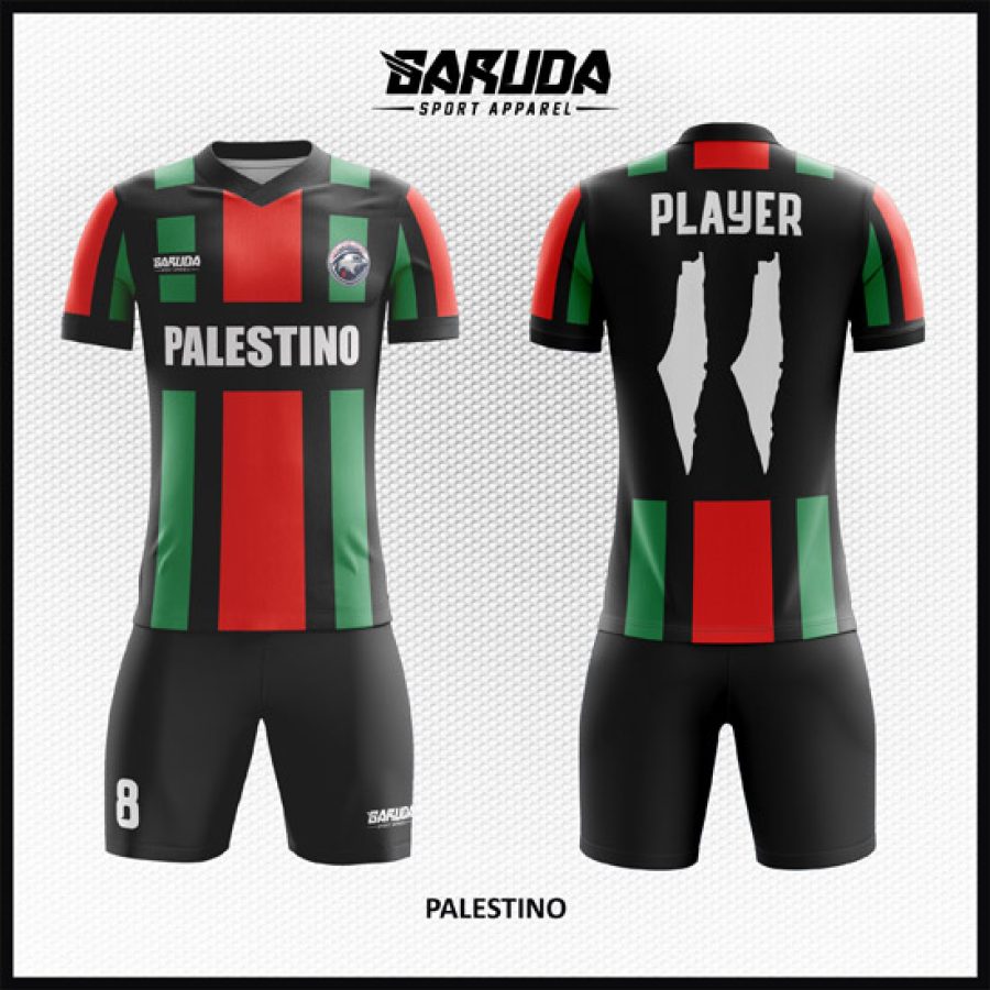 Desain Baju Jersey Code Palestino Ala Bendera Palestina