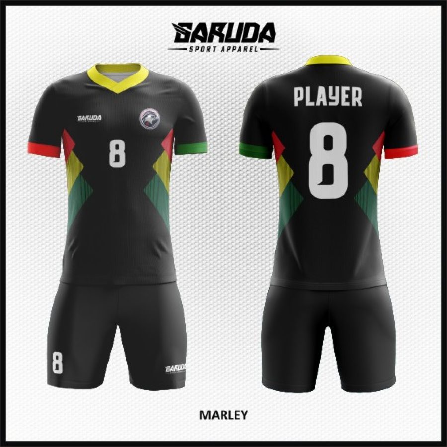 Desain Kaos Jersey Code Marley Ala Musik Reggae