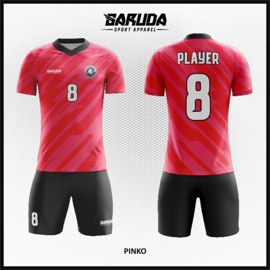 Desain Kostum Jersey Code Pinko Warna Pink Yang Simple