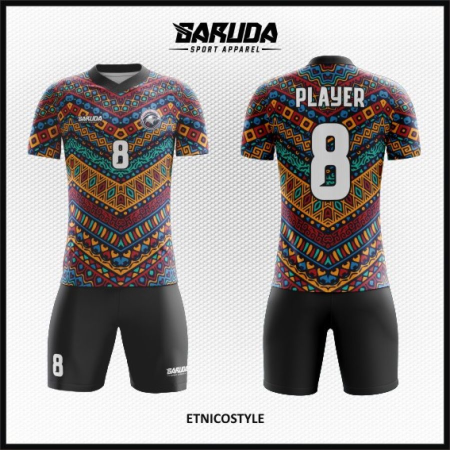 Desain Kostum Jersey Code Etnicostyle Dengan Ornamen Batik