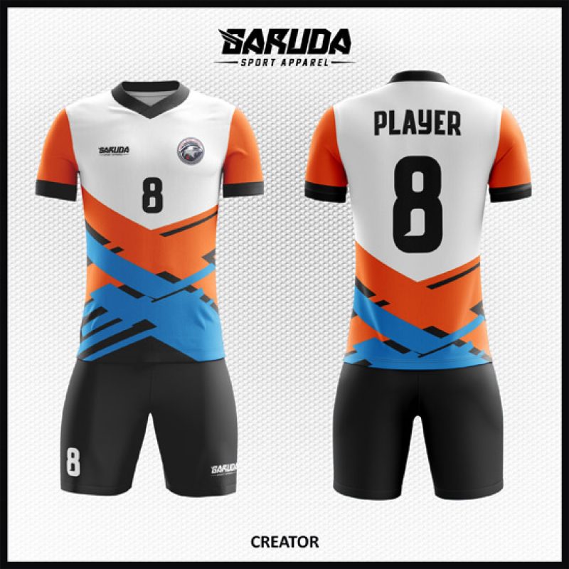 Desain Kaos Jersey Code Creator Motif Garis Menyilang yang Unik