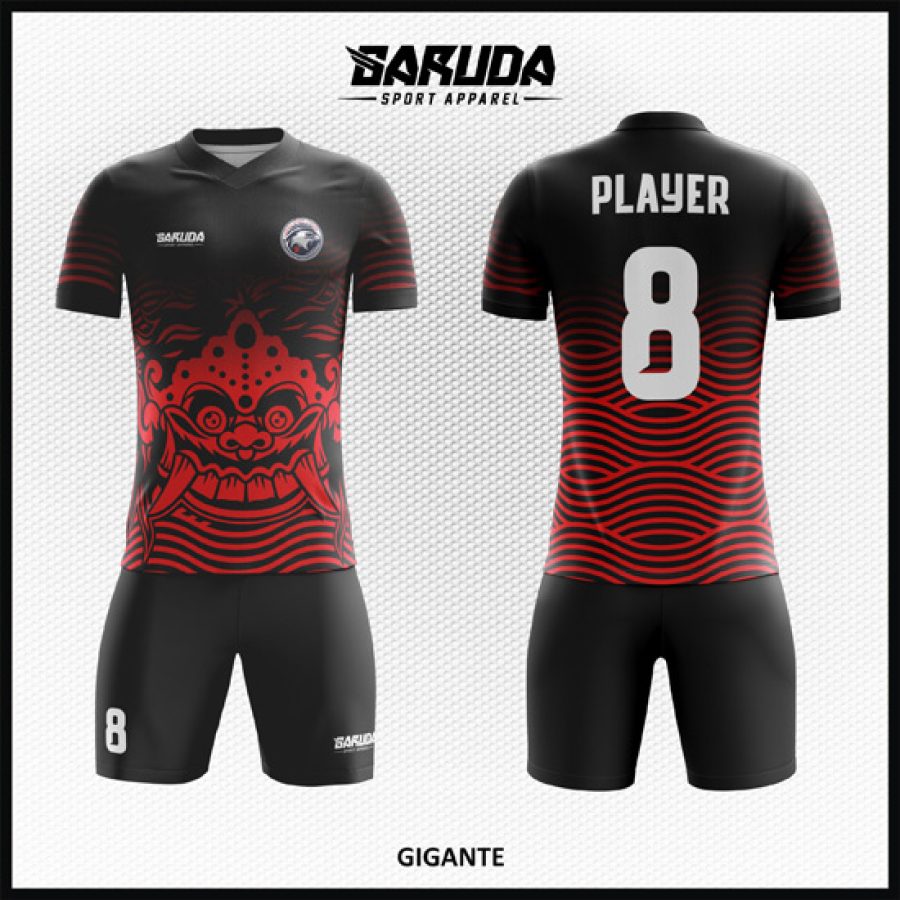 Desain Baju Jersey Code Gigante Gambar Barong yang Gahar