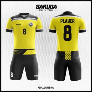 Si Kuning Desain Baju Bola Futsal Printing Code Giallonera