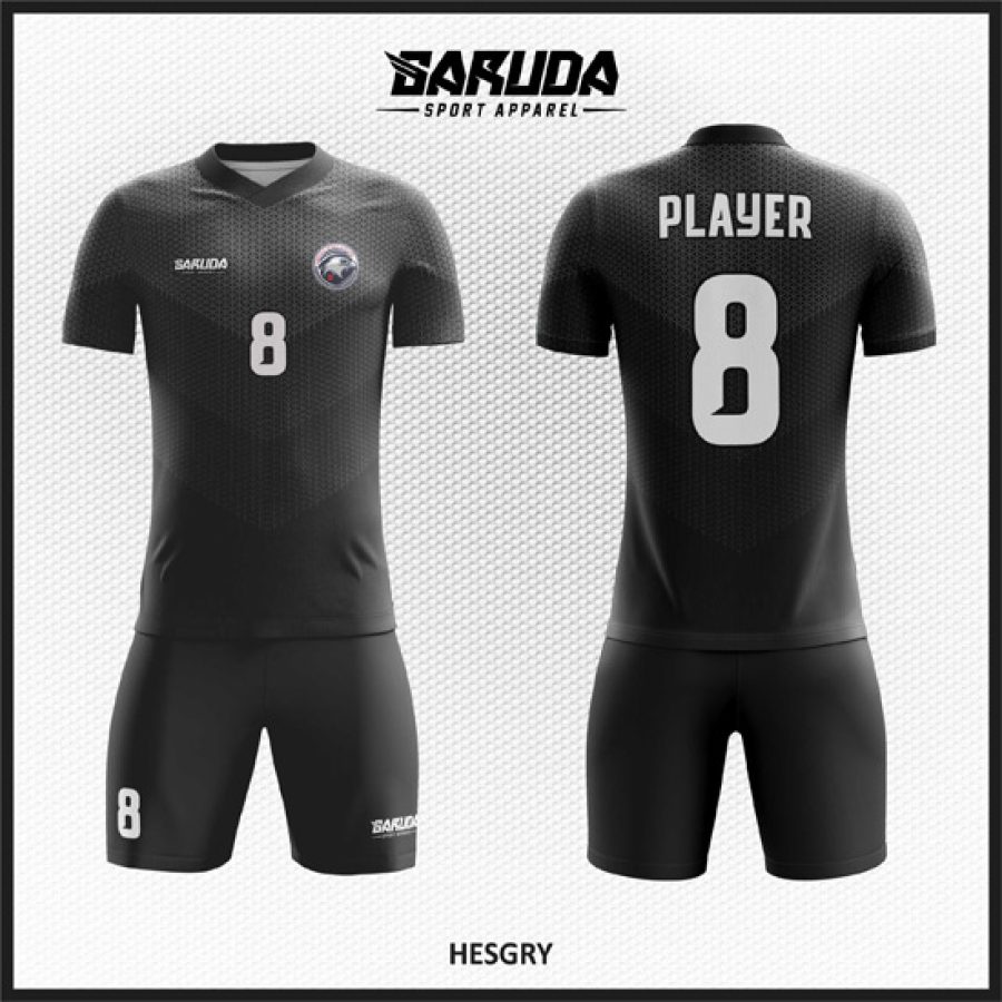 Desain Kostum Jersey Code Hesgry Warna Hitam yang Maskulin