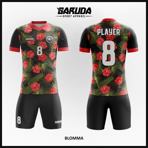  Desain Baju Bola Futsal Printing Code Blomma yang Bertabur Bunga