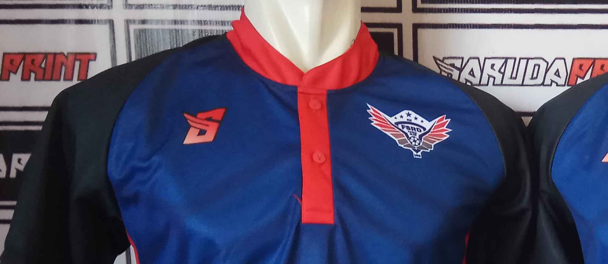 Desain Baju Futsal Berkerah  Garuda Print Garuda Print