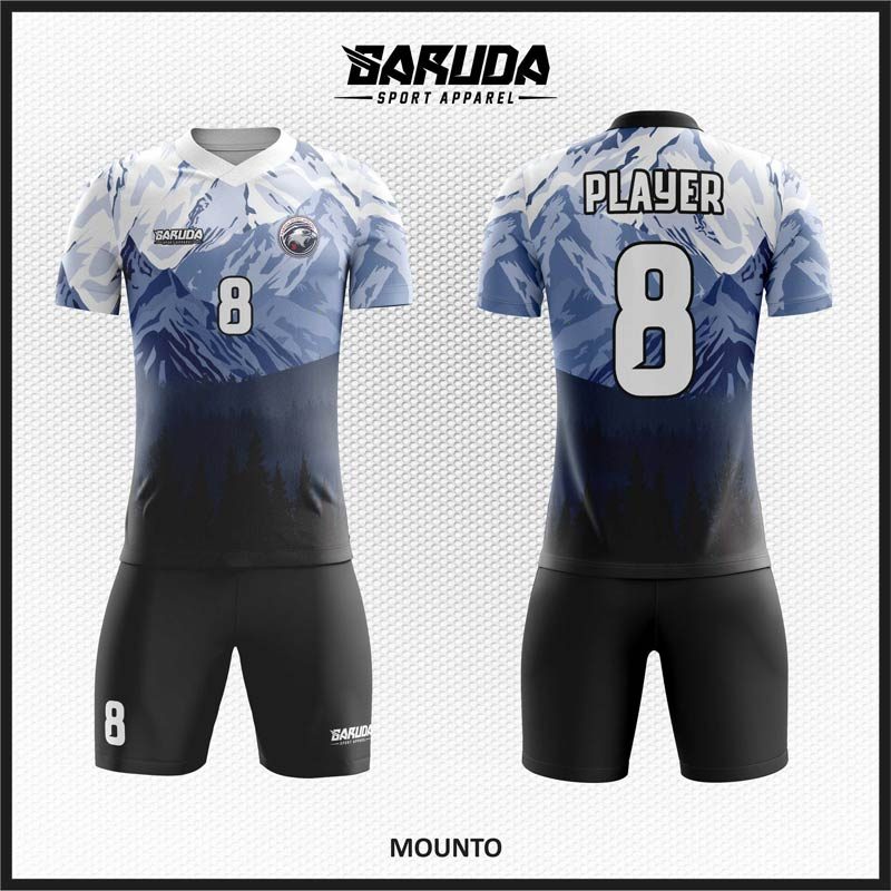Desain Seragam Jersey Code Mounto Gambar Gunung yang Keren