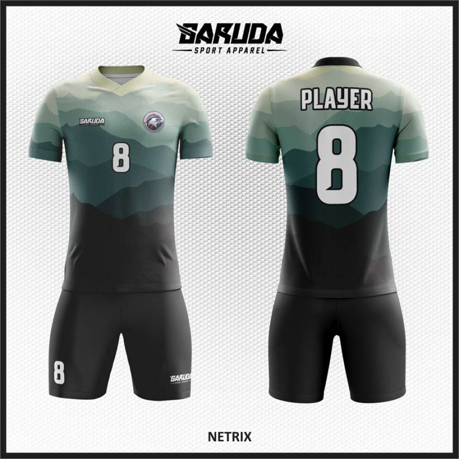 Desain Seragam Bola Futsal Code Netrix Gambar Pegunungan