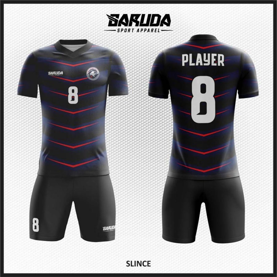 Desain Jersey Code Slince Warna Dongker Hitam yang Simple