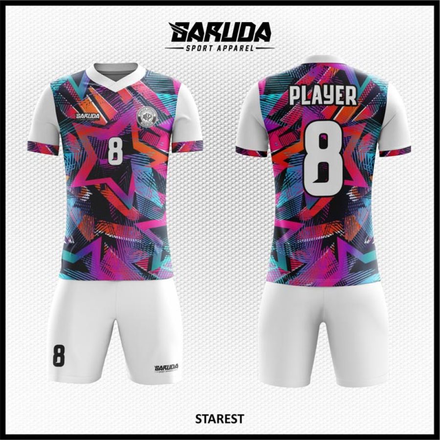 Desain Jersey Gambar Bintang yang Futuristik Code Starest