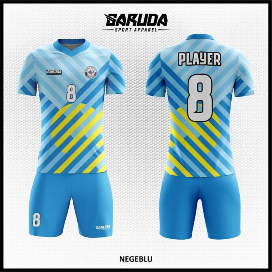Desain Jersey Negeblu Warna Biru Tosca Tampil Lebih Cool