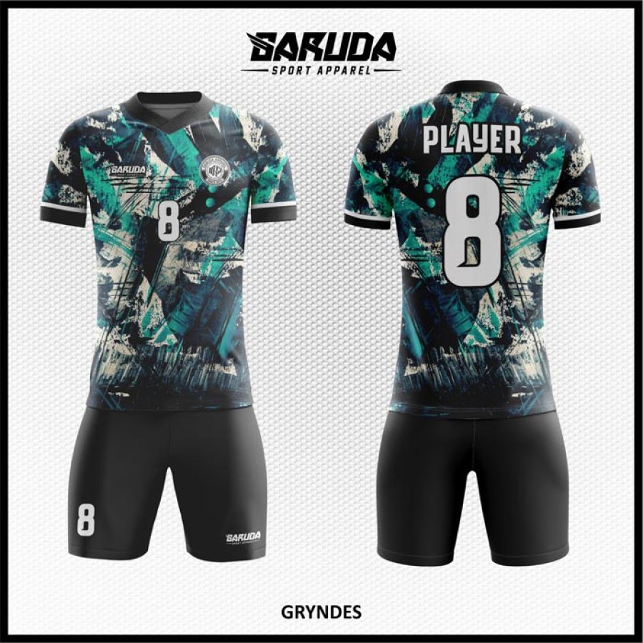 Desain Baju Jersey Code Gryndes Motif Grunge Anti Mainstream