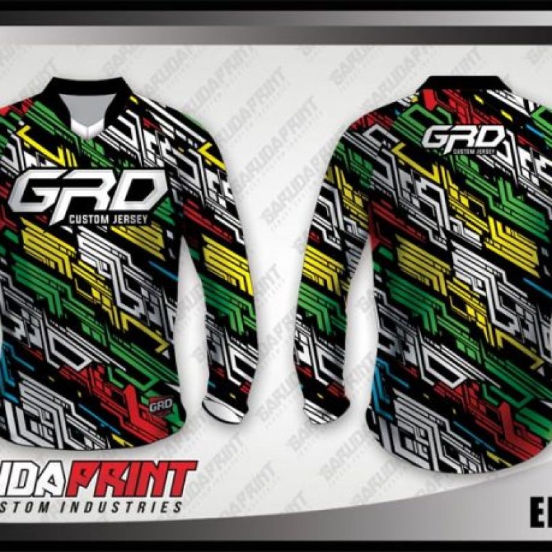 Desain Baju Sepeda Downhill Electro Tampil Lebih Cool