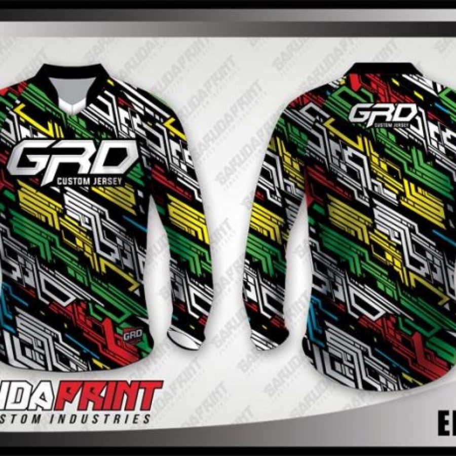 Desain Baju Sepeda Downhill Electro Tampil Lebih Cool