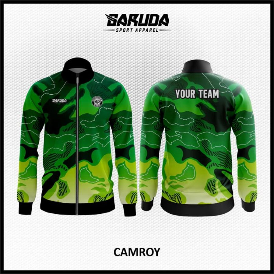 Desain Jaket Printing Motif Doreng Khas Army Terbaru