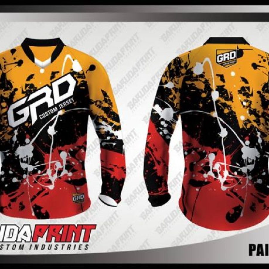 Desain Jersey Sepeda Downhill Paintspots Untuk Tampil Beda