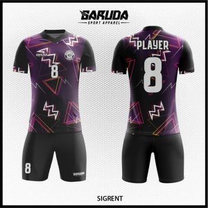 Desain Kaos Jersey Code Sigrent Warna Ungu Hitam Tampil Lebih Stylish