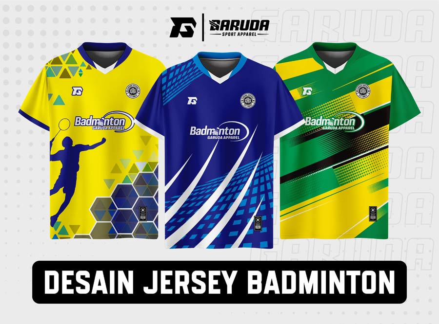 80+ Desain Jersey Badminton, Model Kaos Bulutangkis Siap Pakai