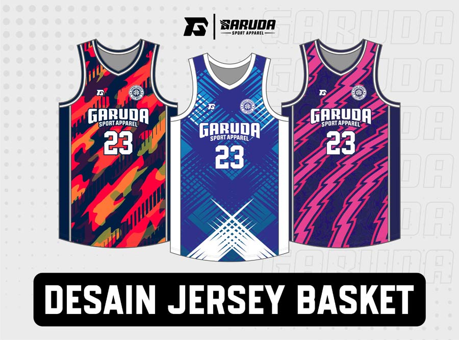 30+ Desain Jersey Basket, Referensi Design Kaos Basketball Siap Pakai
