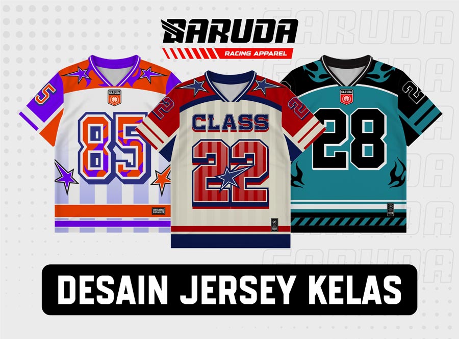 24+ Desain Jersey Kelas SMP & SMA Keren, Siap Pakai