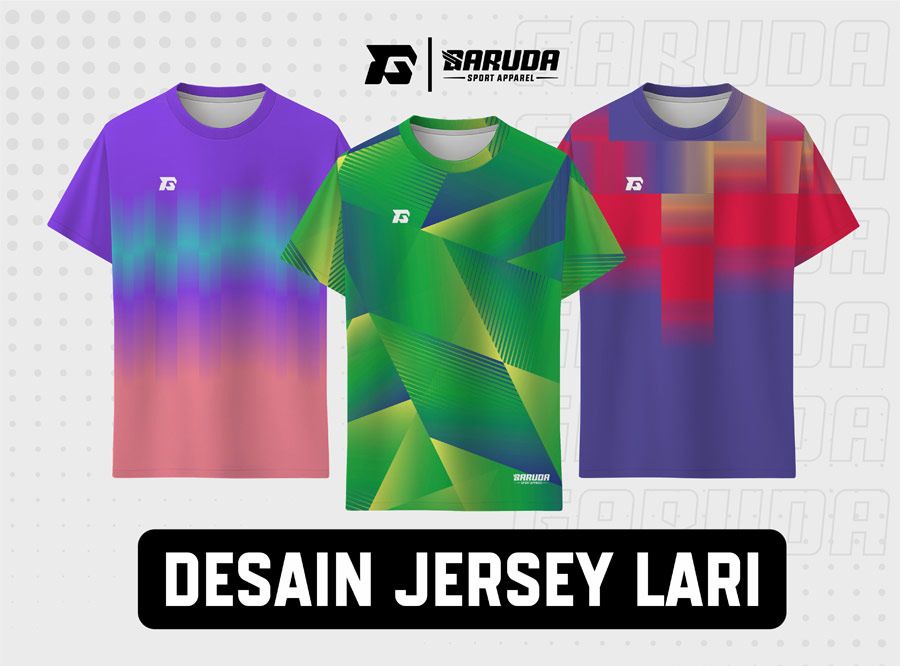 30+ Desain Jersey Lari, Design Kaos Running Keren Siap Pakai