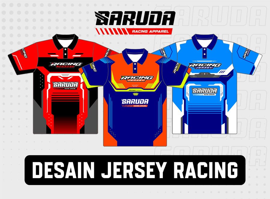 30+ Desain Jersey Racing, Design Kaos Balap Keren