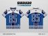 Jersey Kelas GCL-12 Biru Royal – Putih dengan Motif Panel Tengah dan Ornamen Bintang Klasik