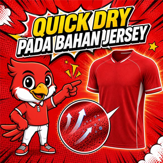 Apa Itu Quick Dry pada Bahan Jersey