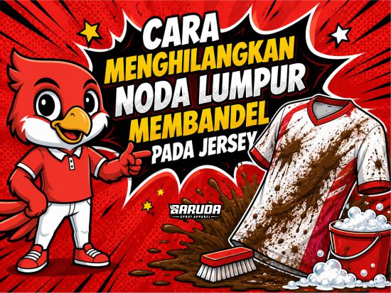 Cara Menghilangkan Noda Lumpur Membandel pada Jersey Setelah Pertandingan Hujan