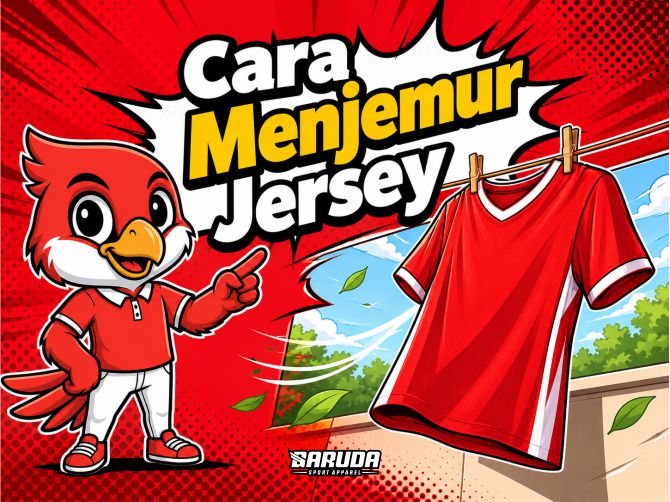 Cara Menjemur Jersey agar Warna Tidak Cepat Pudar dan Sablon Tetap Aman