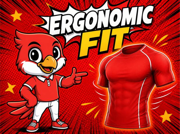 Ergonomic Fit pada Jersey