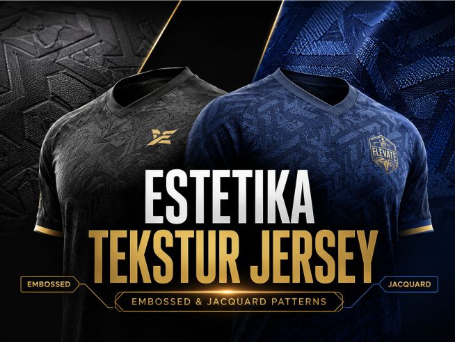 Estetika Tekstur pada Jersey Saat Pattern Samar di Bahan Terlihat Lebih Mahal