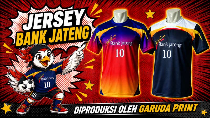 Jersey Bank Jateng Tampil Menarik dengan Dua Varian Warna