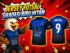 Jersey Biru Hitam Sponsor AG, dari Produksi hingga Hasil Jadi