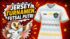 Jersey Futsal Putri Tampil Bersih dengan Kombinasi Putih dan Aksen Pastel