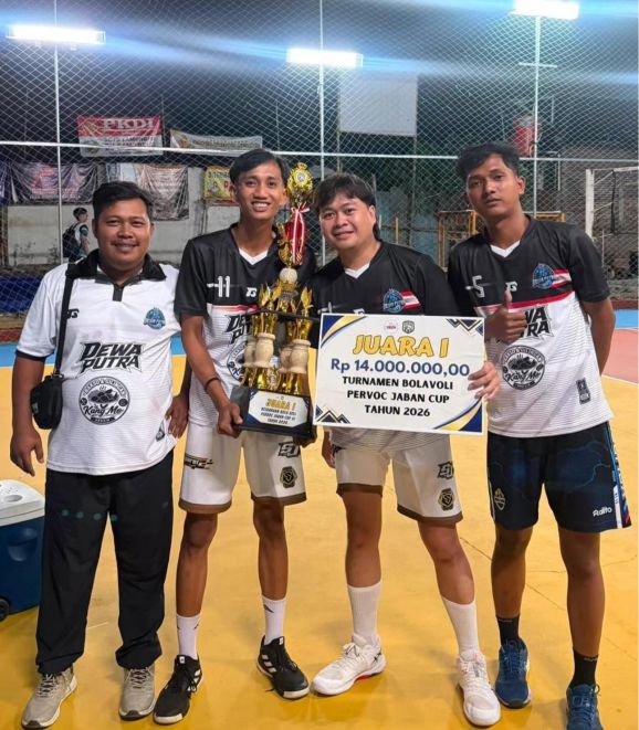 Jersey Garuda Print Hantarkan Dewa Putra Raih Juara 1 Turnamen Voli