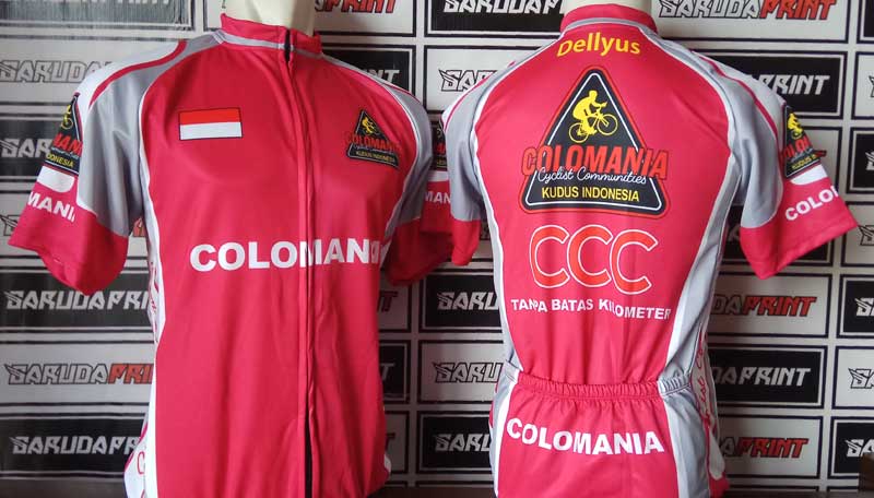 Jersey Gowes Colomania Kudus Full Zipper yang Aerodinamis