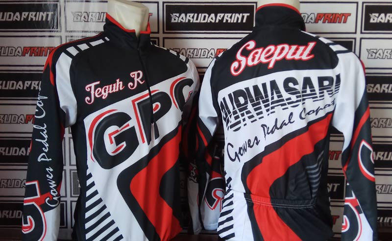 Jersey Gowes GPC Purwasari Half Zipper Bahan Dry Fit