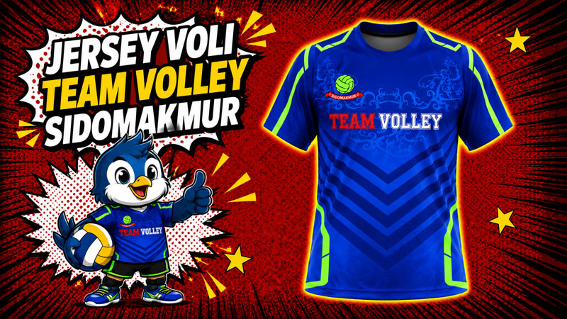 Jersey-Voli-Team-Volley-Sidomakmur-Tampil-Sporty-dengan-Kombinasi-Biru-dan-Hijau-Stabilo-3