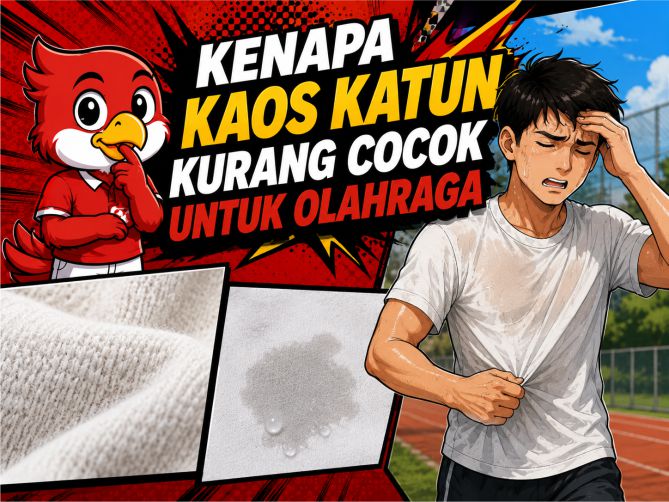 Kenapa Kaos Katun Kurang Cocok untuk Jersey Olahraga